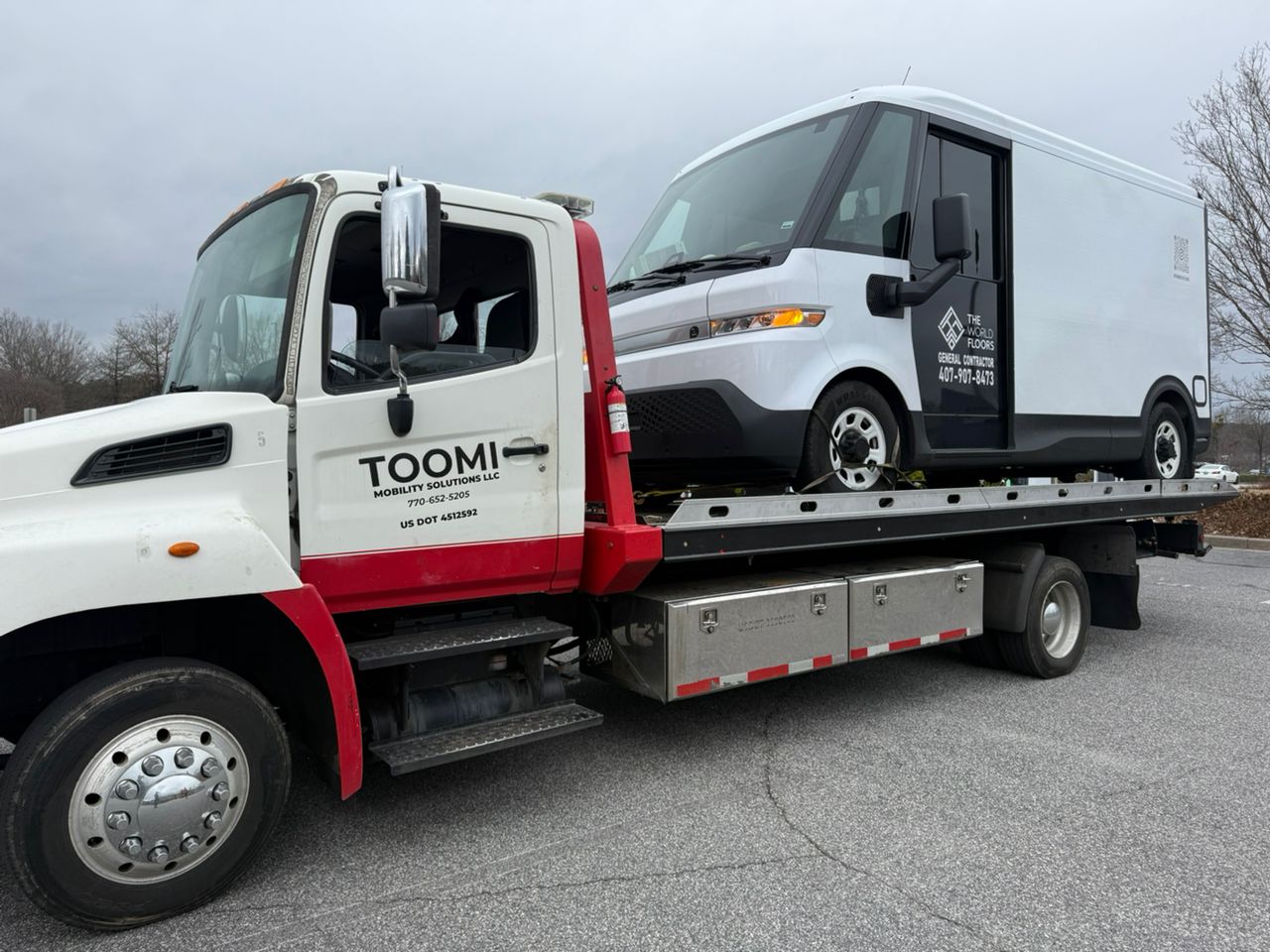 Toomi tow truck Duluth GA